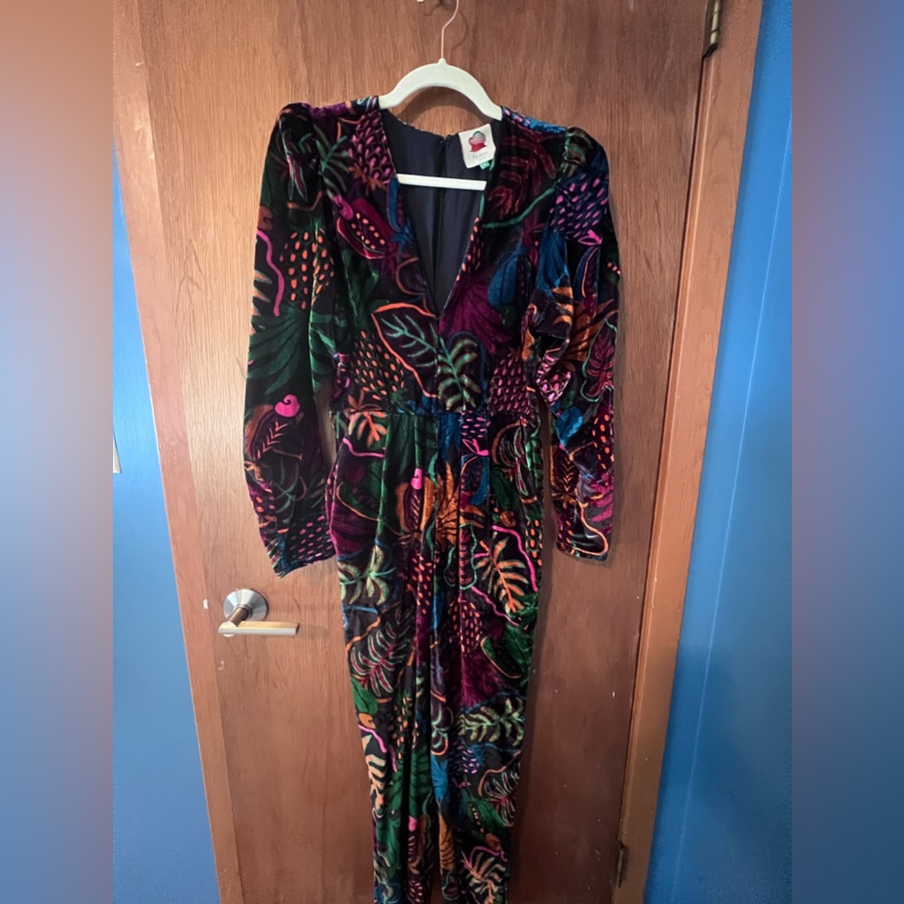 Velvet type Farm Rio jumpsuit